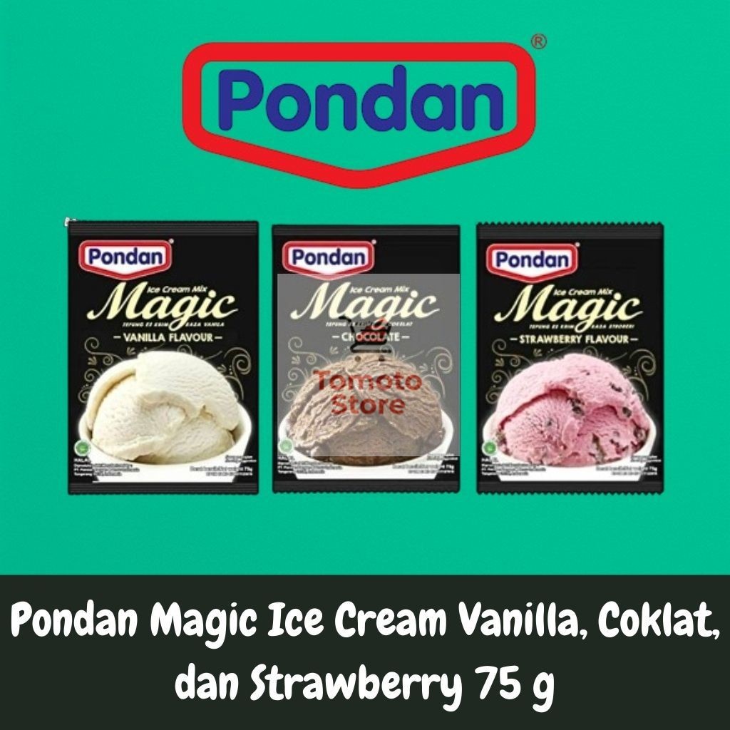 

✨ TOMOTOSTORE ✨ PONDAN Magic Ice Cream Sachet
