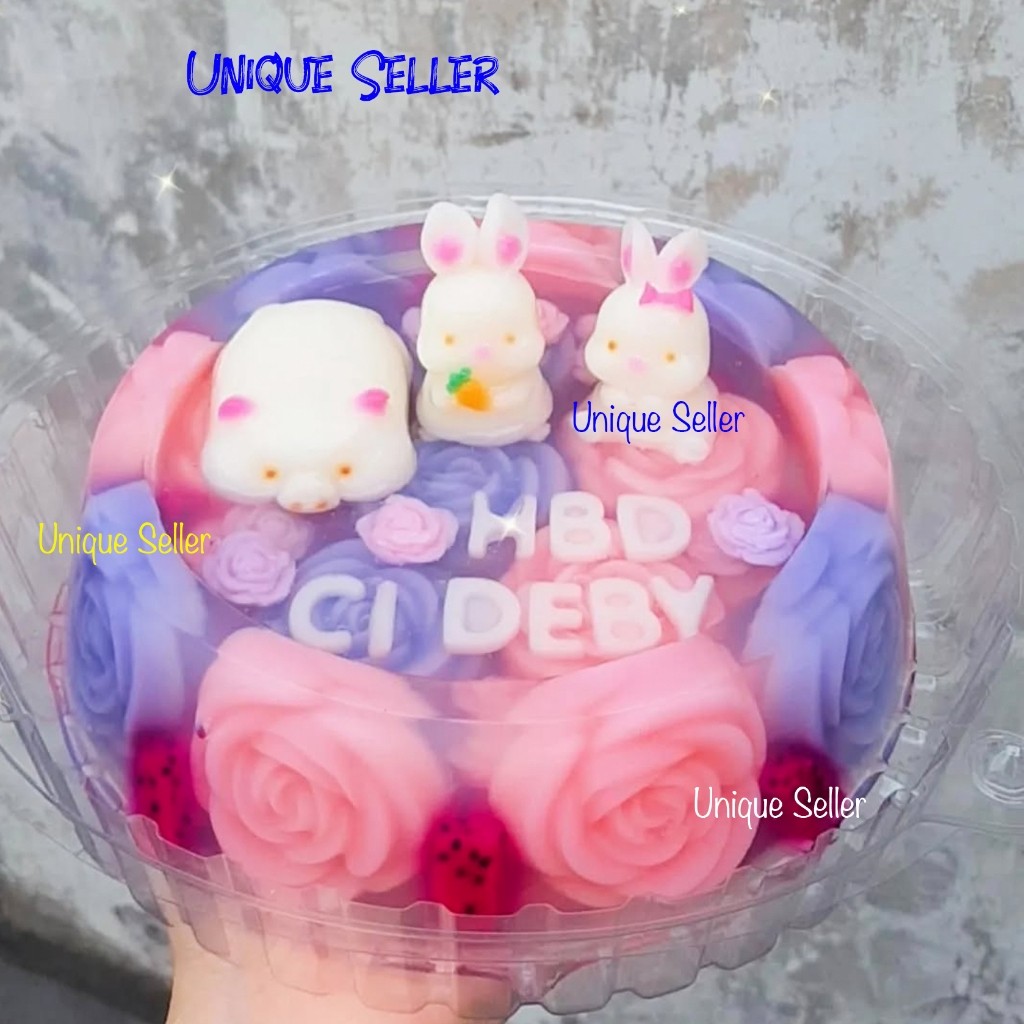 [Isi36] Cetakan Kue Mawar Plastik Kecil 6.5 Cm / Cetakan Puding Mawar Kecil / Cetakan Bunga Mawar