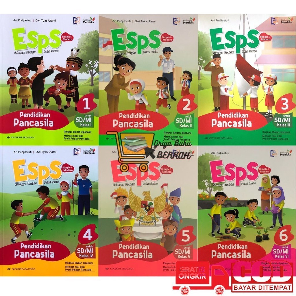 

Revisi Buku ESPS Pendidikan Pancasila Kurikulum Merdeka SD/Mi Kelas 1 2 3 4 5 6 Penerbit Erlangga