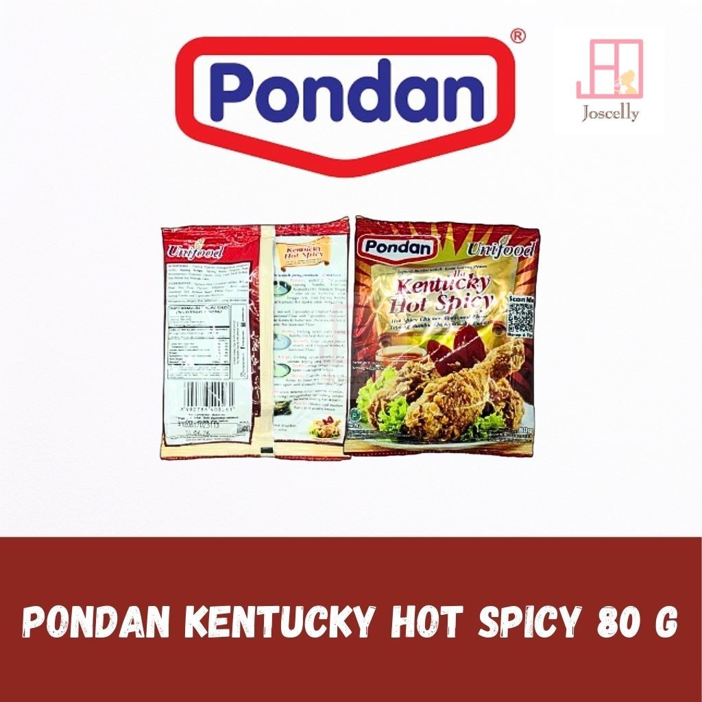 

JOSCELLY.ID PONDAN Unifood Tepung Bumbu untuk Ayam Goreng Pedas Ala Kentucky Hot Spicy