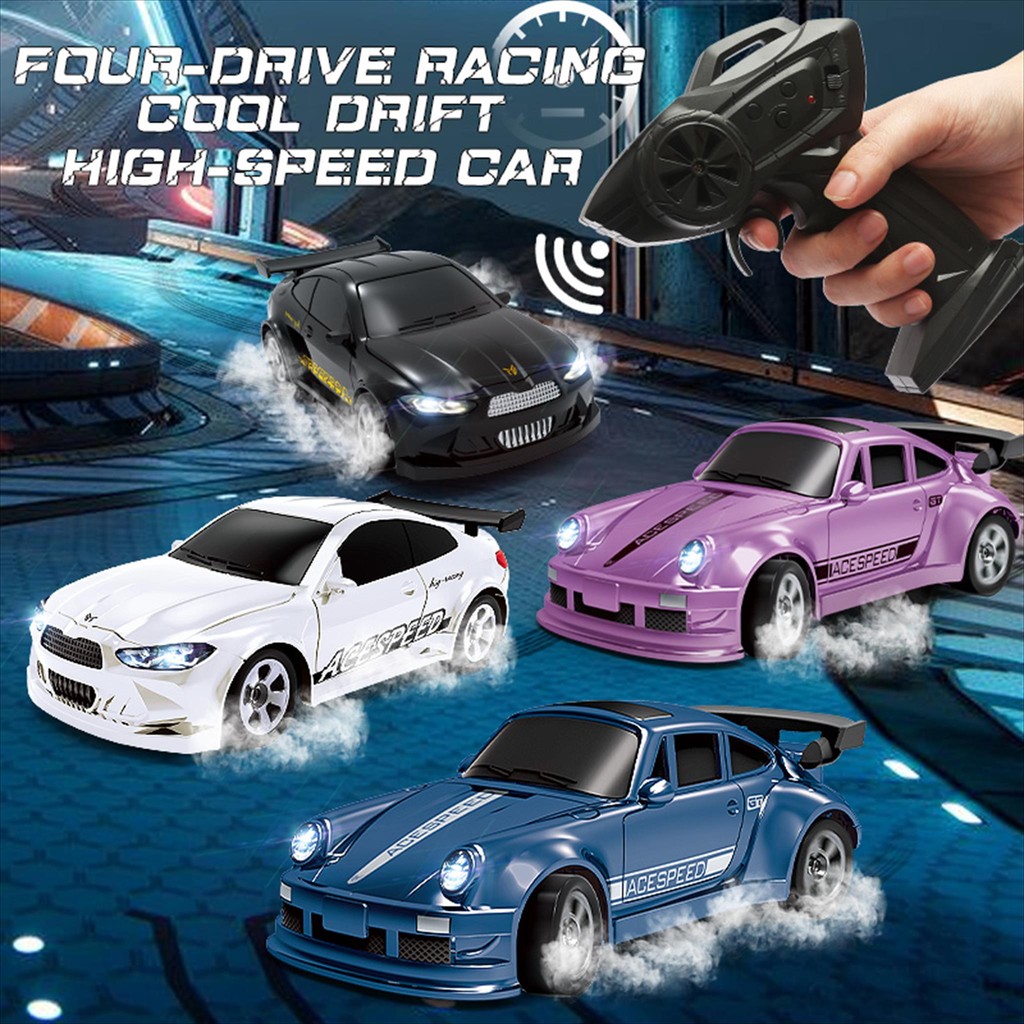 Desktop Drift Car 1:64 Mobil Rc Mini Bisa Drift 4Wd Full Propo