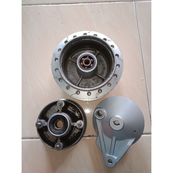 Tromol Belakang Set Komplit Honda Supra Fit New Supra Fit Box Revo Lama Supra X 125 Old Ori