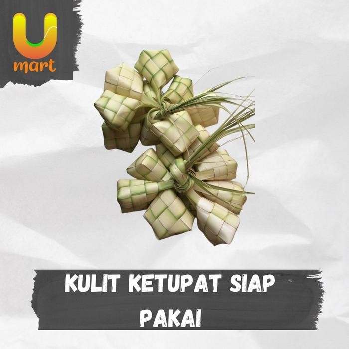 

Kulit Ketupat Siap Pakai isi 10 pcs