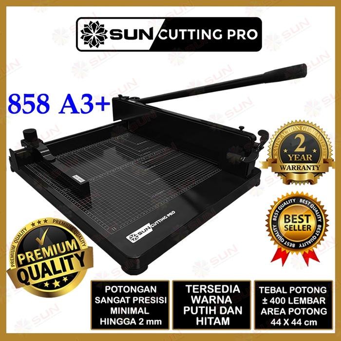 

Terlaris Mesin Thick Layer Paper Cutter A3 858 - Alat Pemotong Kertas 1 rim - Hitam, Surabaya