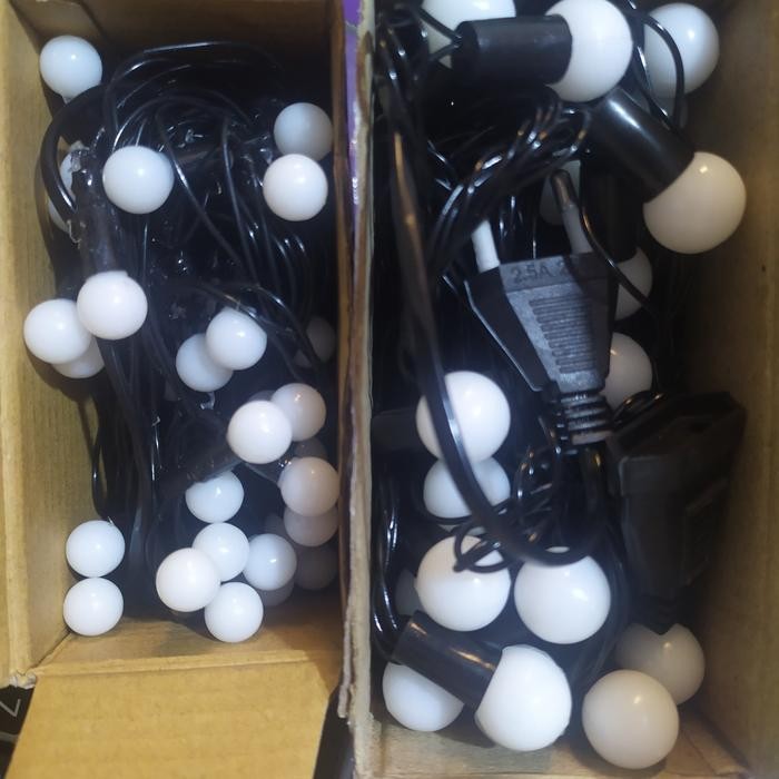 Lampu Dekorasi/Lampu Kelereng/Lampu Natal/Lampu Anggur Warna Warni - anggur musik