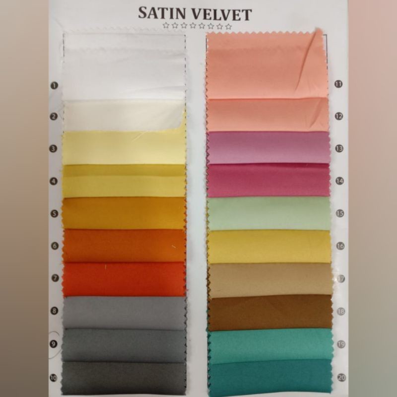 Kain Satin Velvet Premium by roberto cavali / Satin Velvet Harga Per 1 Roll Terlaris