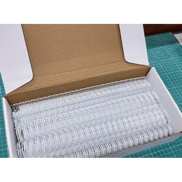 

TOPAS Ring Kawat Spiral Jilid F4 3:1 LOOP 3/8 BOX - Putih