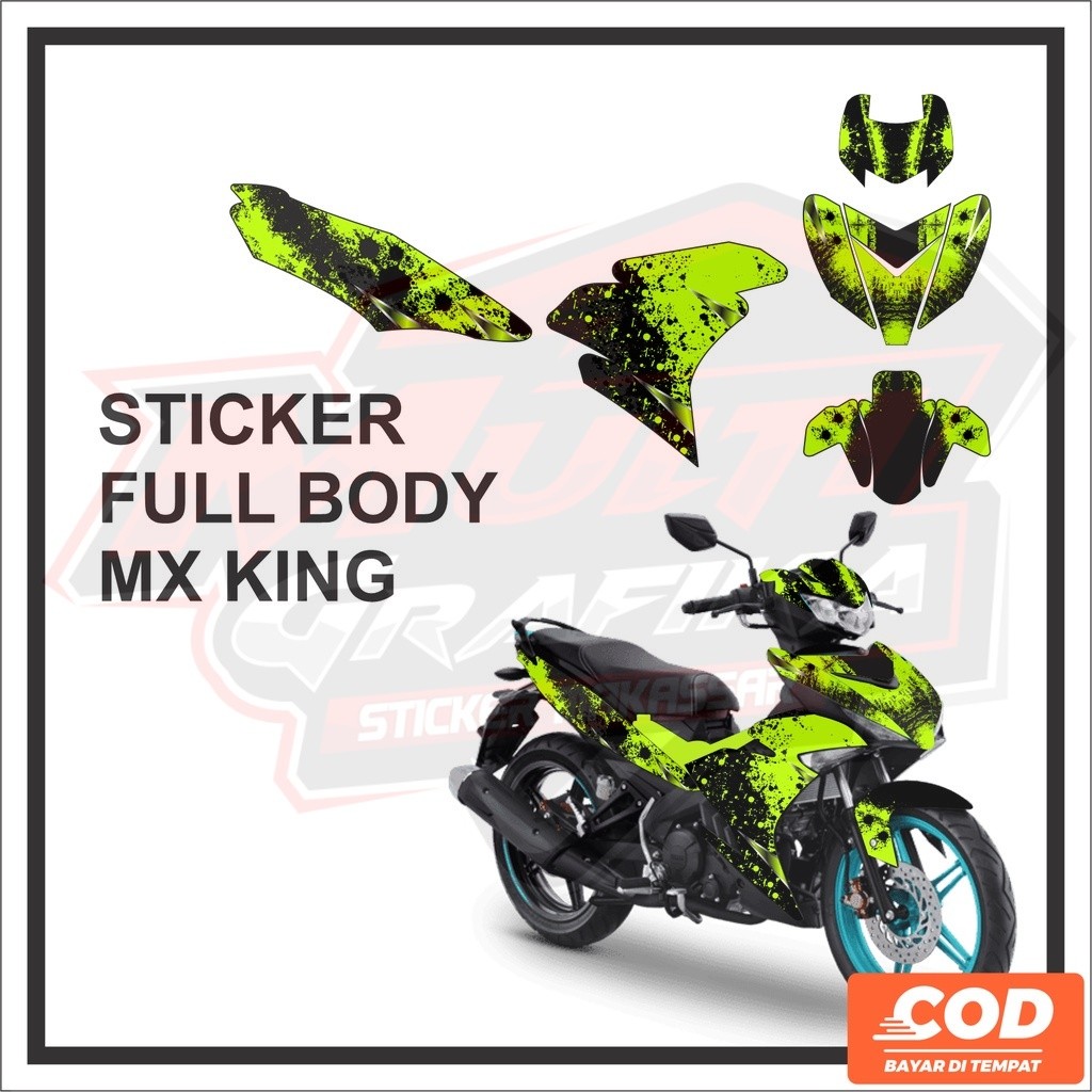 STRIPING STIKER MX KING 150 Sticker decal Stripping Setriping Setiker Motor yamaha jupiter Mx King 1