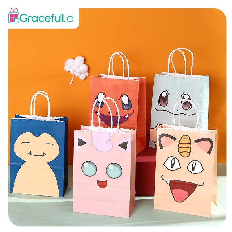 

Paper Bag Random Motif Karakter Lucu / Goodie Bag Karakter/ Paper Bag Motif / Paper Bag Karakter Lucu I AK02M4