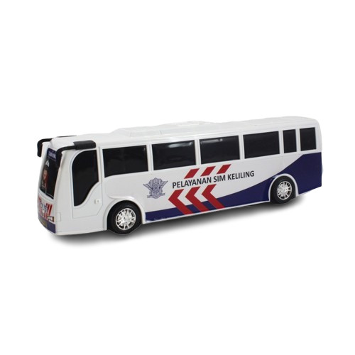 RB MAINAN ANAK RKC Mainan Kendaraan Bus Polisi Police Bus Friction - Mainan Bis Polisi Bus Polisi