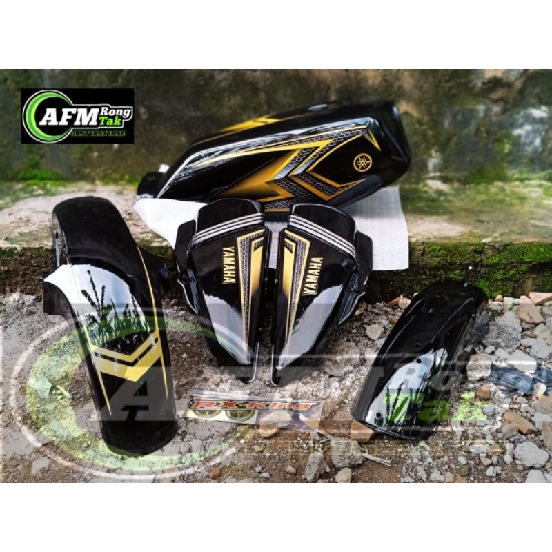 body set rx king paket lengkap rx king full set rx king tahun 2003 se hitam gold