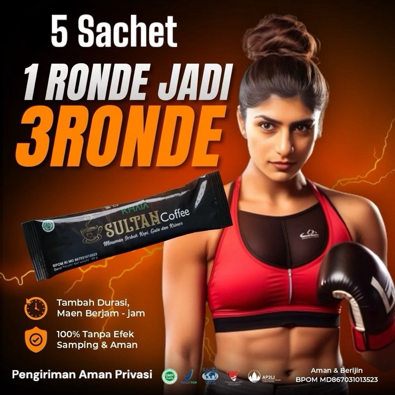 

(COD) 5 Sachet Kopi Sultan Coffee Stamina Obat Kuat Herbal Dewasa Tahan Lama BPOM 100% Original
