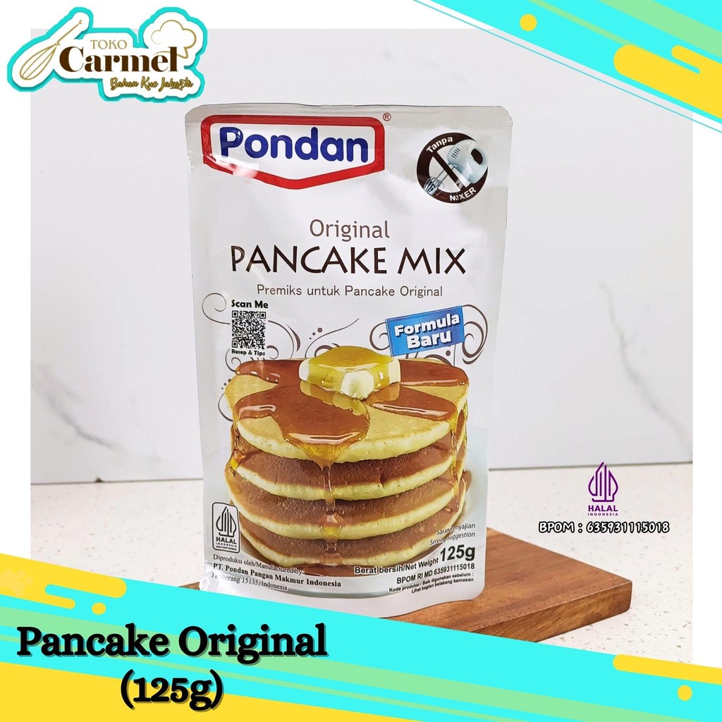 

Pondan Pancake Mix 125gr - Tepung Pancake Original