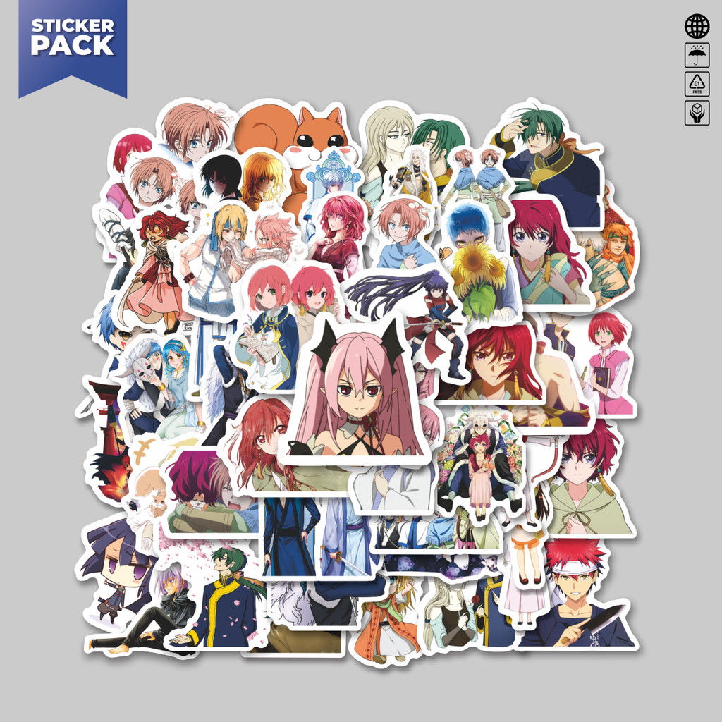 

[100PCS]Stiker Pack Sticker Anime Yona Of The Dawn Lucu Anti Air Stikers Berperekat Waterproof Sticker Decal Buat Motor Helm Buku Journal Koper Casing HP Laptop Botol Minum