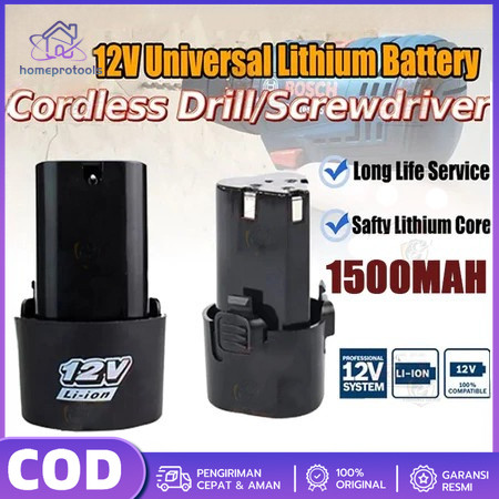 batrai baterai bor cordless 12v 12 volt jld Baterai Bor Cordless Li-Ion 12 Volt Baterai Bor Electric