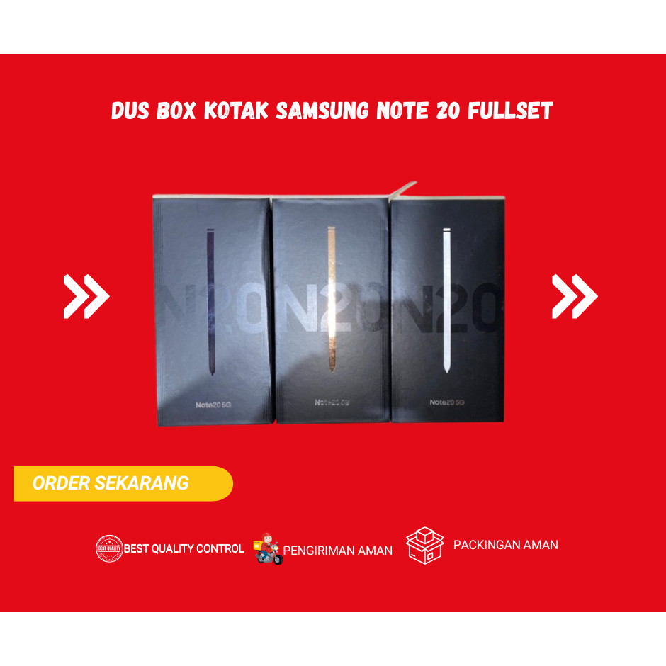 

Dus Box Kotak Samsung Note 20 FULLSET/BOX ONLY