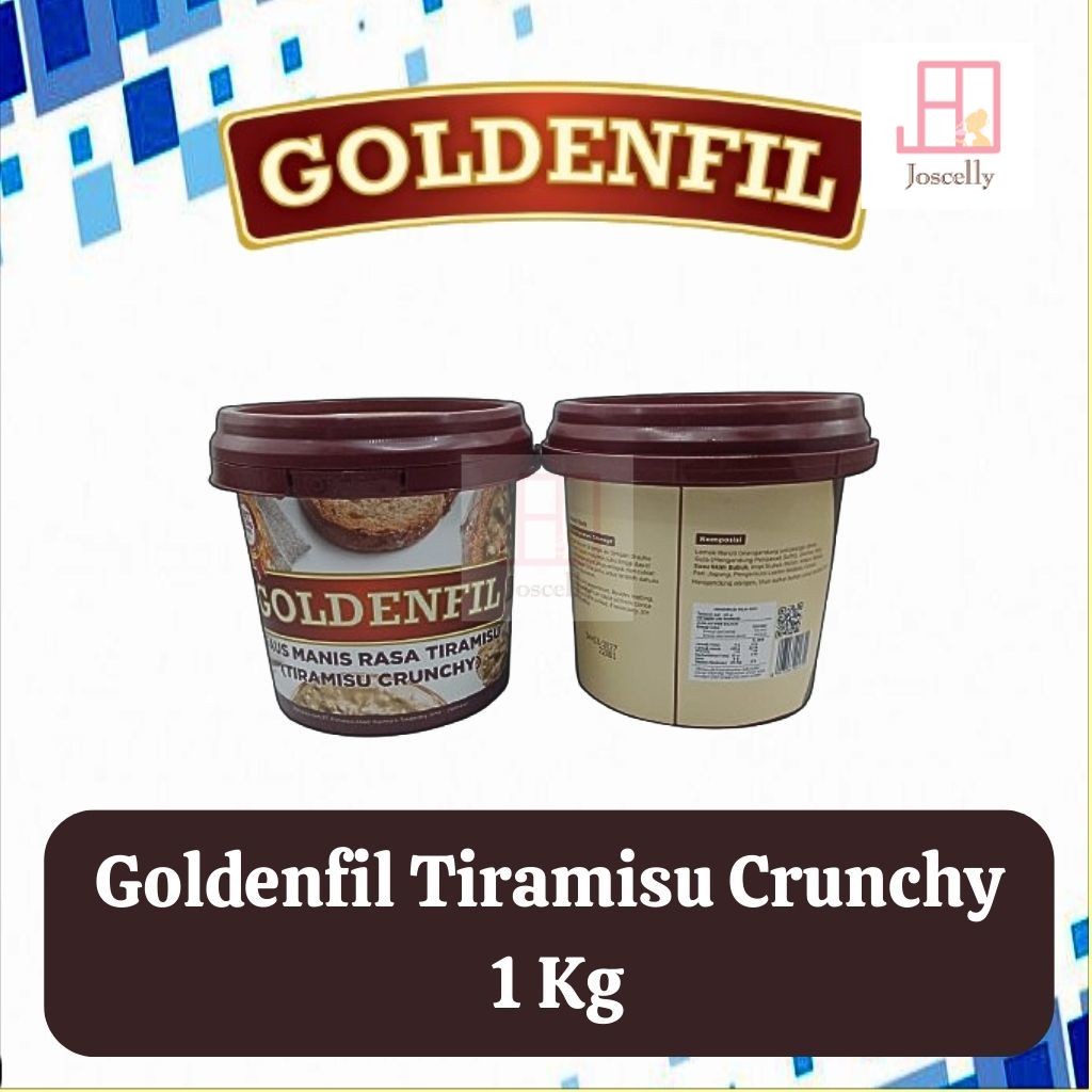 

JOSCELLY.ID GOLDENFIL Tiramisu Crunchy 1kg / 1 kilogram