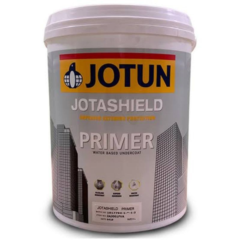 CAT DASAR/PRIMER UNTUK TEMBOK EKSTERIOR JOTASHIELD PRIMER JOTUN (2,5 LITER)