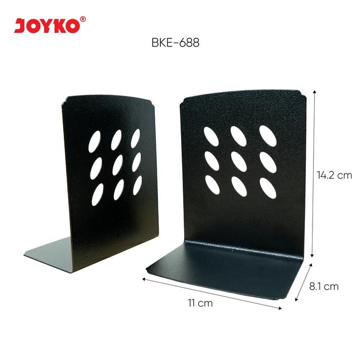 

R P e Joyko Book End BESI / Penyangga Sandaran Penahan Pembatas Buku Rak Kantor Meja - KECIL