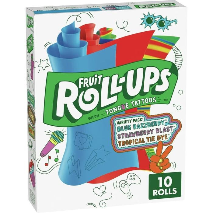 

Fruit Roll-Ups Fruit Flavored Snacks, Variety Pack - 10 ct