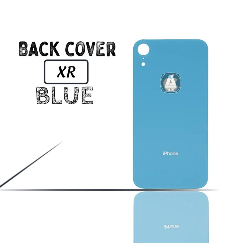 BACK COVER / BACK GLASS IPHONE XR BLUE