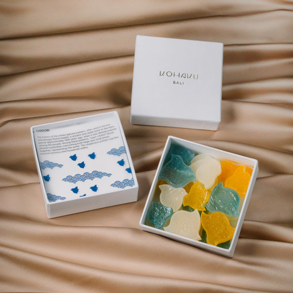 

Chidori Kohakuto Japanese Edible Crystal Permen Jelly Jepang Crystal Candy Kohaku Bali