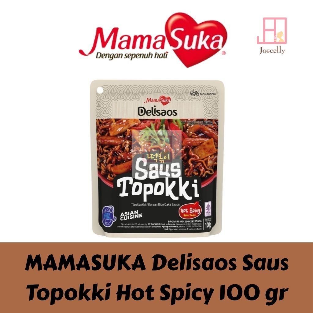 

JOSCELLY.ID MAMASUKA Delisaos Saus Topokki Hot Spicy 100 gr