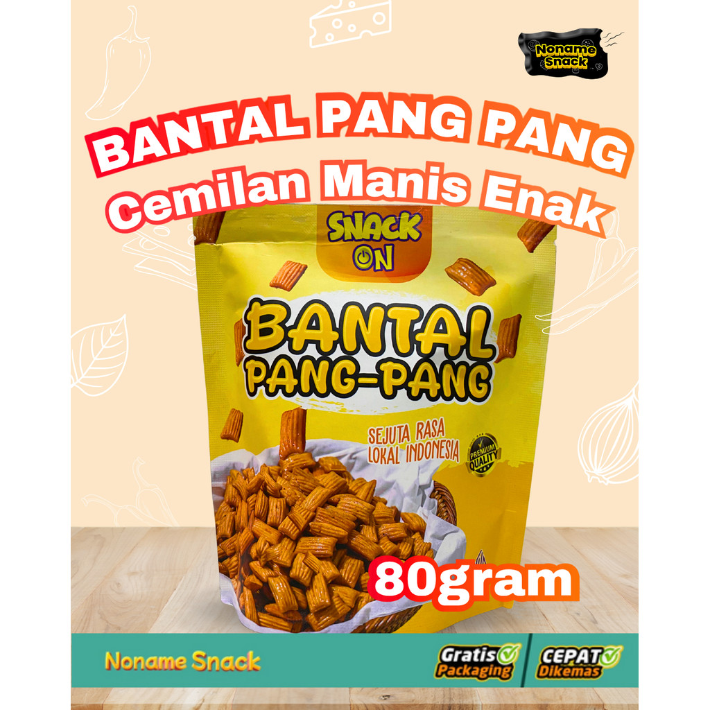 

Snack On Camilan Bantal Pang Pang Gurih Manis 80gr