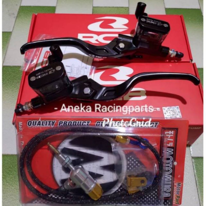 Master rem hidrolik set rcb stut selang universal motor kopling klx crf ninja dll