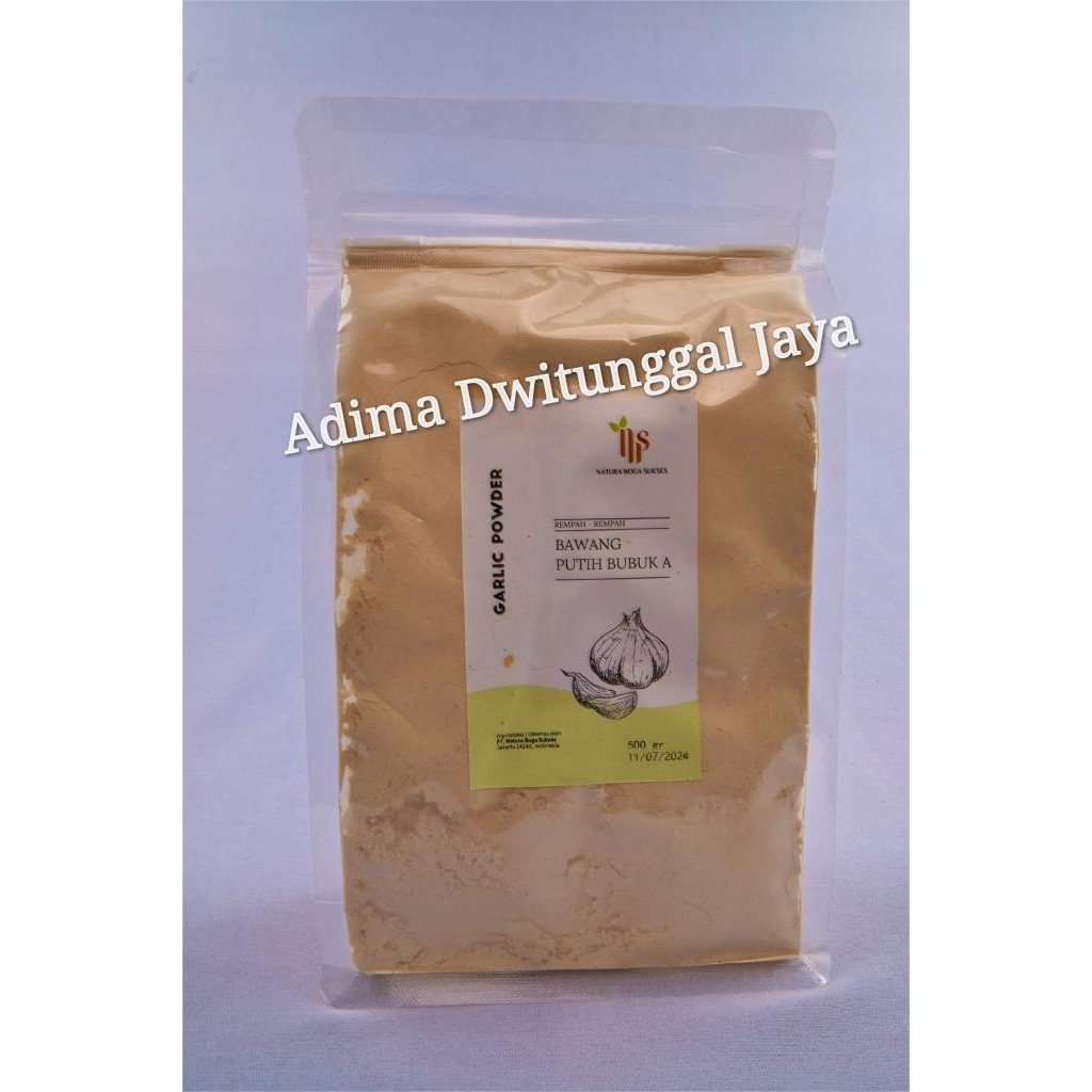 

Natura Boga Sukses Garlic Powder / Bawang Putih Bubuk 500gr
