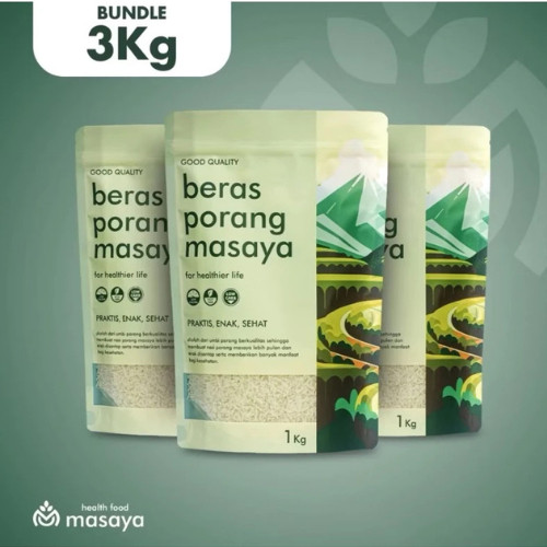 

3kg Masaya Beras Porang Instant Konjac Rice Mudah Praktis