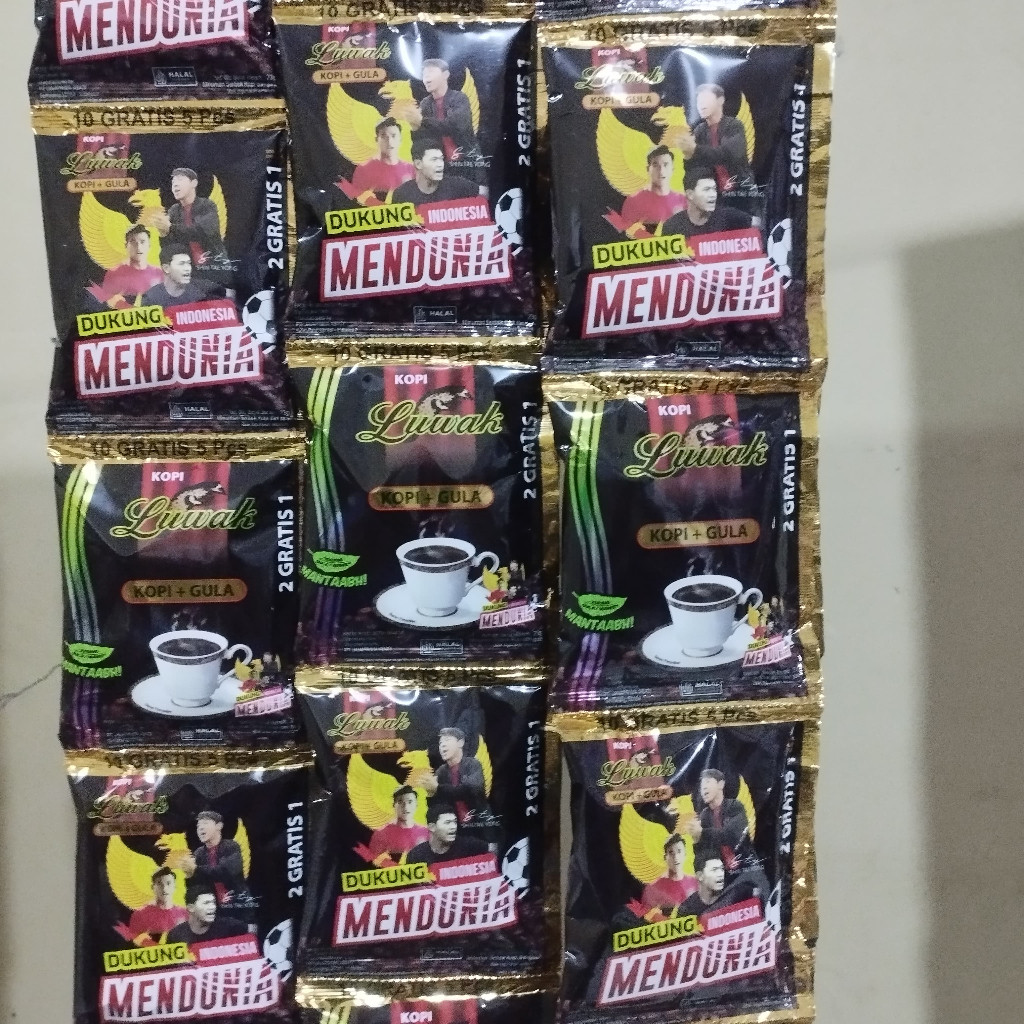 

Kopi Luwak plus gula renceng