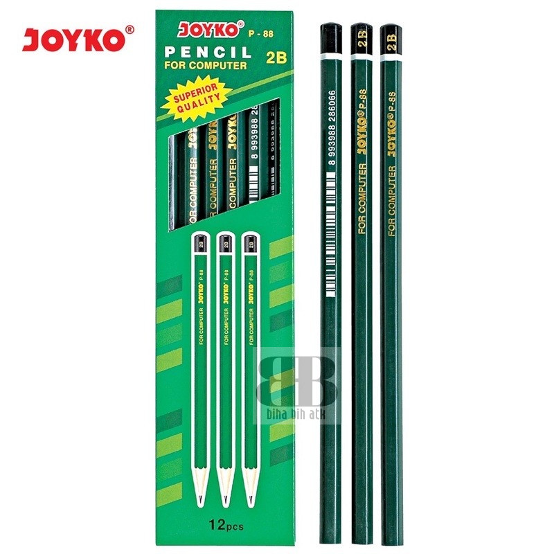 

Pensil Joyko P-88 2B Isi 12pcs Tahan Patah