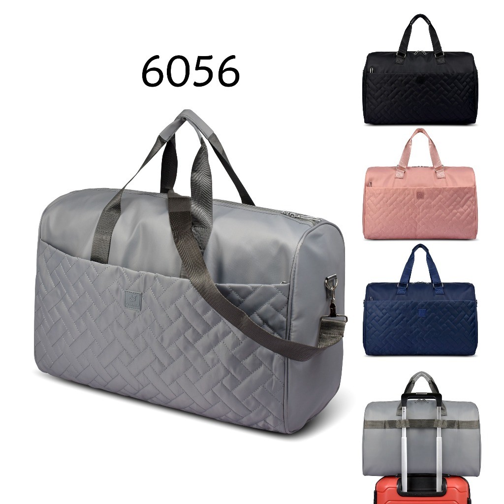 Brayhanolshop-Tas Gymbag 6056 Tas Duffle Tas Travell Remaja Tas Untuk Koper / ada Strap Di Koper-Tas
