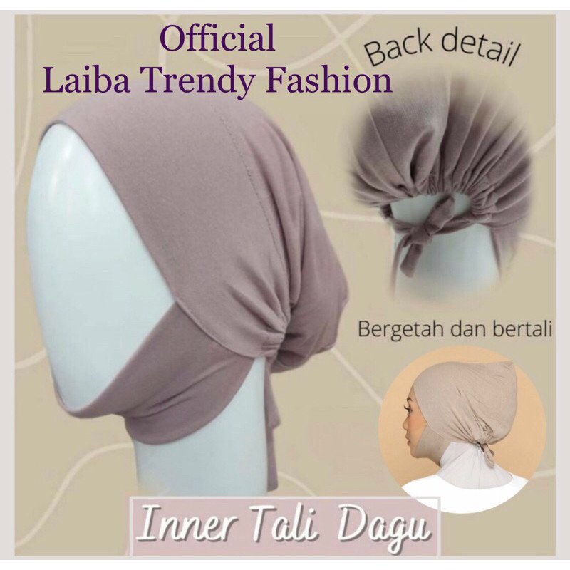 CEPUT TALI DAGU DUBAI | INNER HIJAB BERSAMA TALI DAGU Export Quality