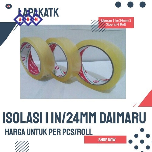 

Isolasi daimaru 24mm x 72 yard/ isolasi 1 daimaru + Best Seller