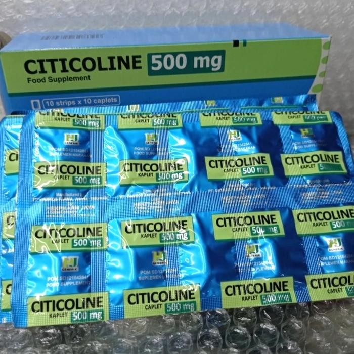 Citicoline 500 mg Strip 10 Kaplet