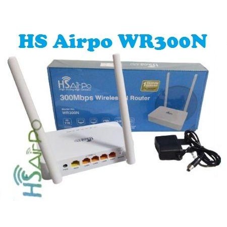 HS AIRPO WR300N 300Mbps WIRELESS N ROUTERNew