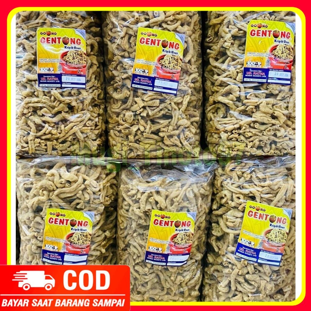 

keripik usus ayam super 1kg gurih renyah enak