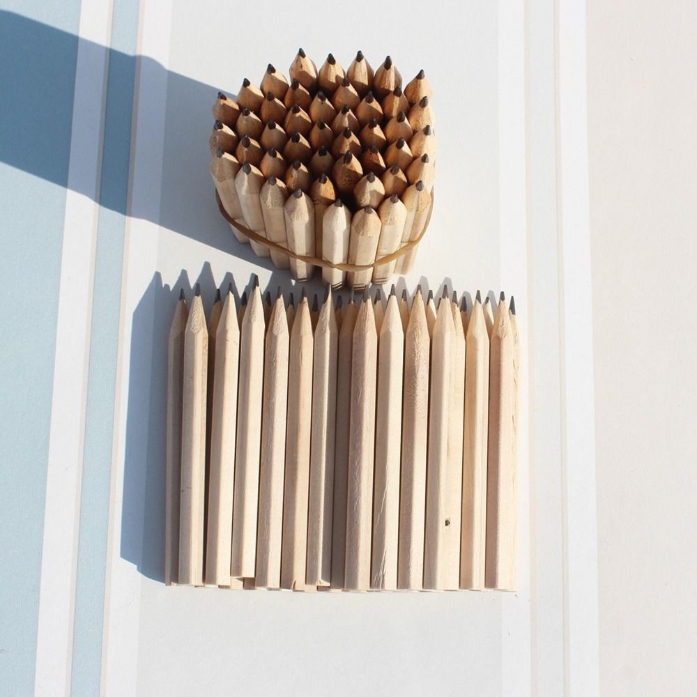 

Toddler Drawing Tool Short Pencils Calligraphy Small Log Wood Pencil Mini Comfortable Sketching Pencils Back To School