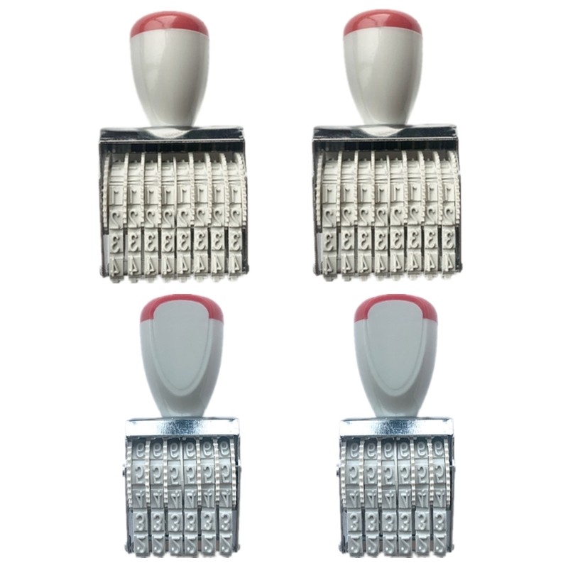 

Rubber Stamp Line Dater 6 Digits Or 8 Digits Date Stamp Office Stamp Rotating Stamp Rubber Number Stamp for Scrapbooking