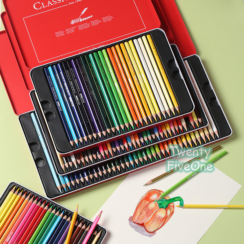 

YUH Giorgione Oil Pensil Color 24/36/48/72 Colora Set Pensil Color Tong tebal segita