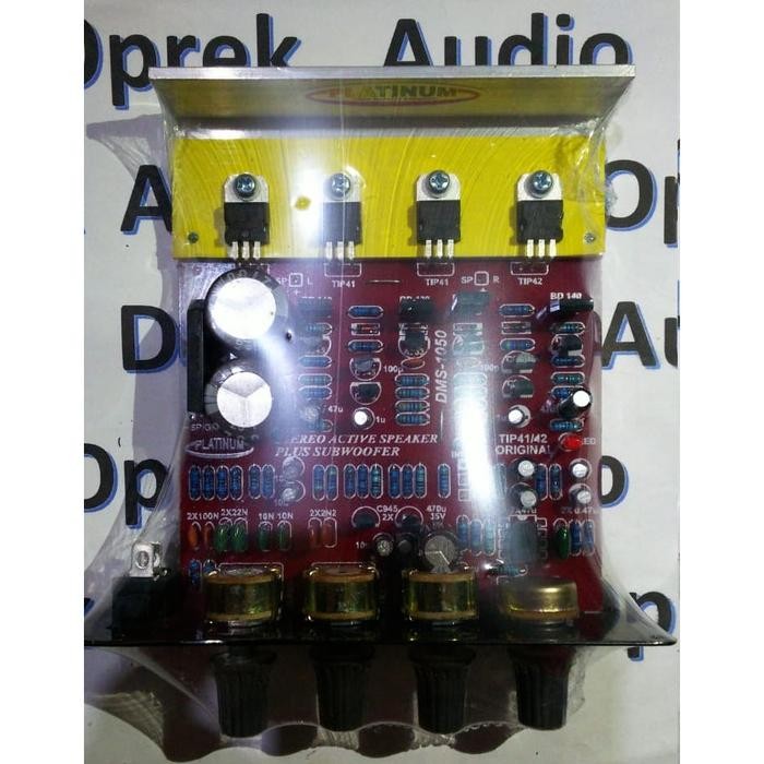 DIY KIT STEREO POWER AMPLIFIER DMS1050 SPEAKER AKTIF DMS-1050 PLUS SUB
