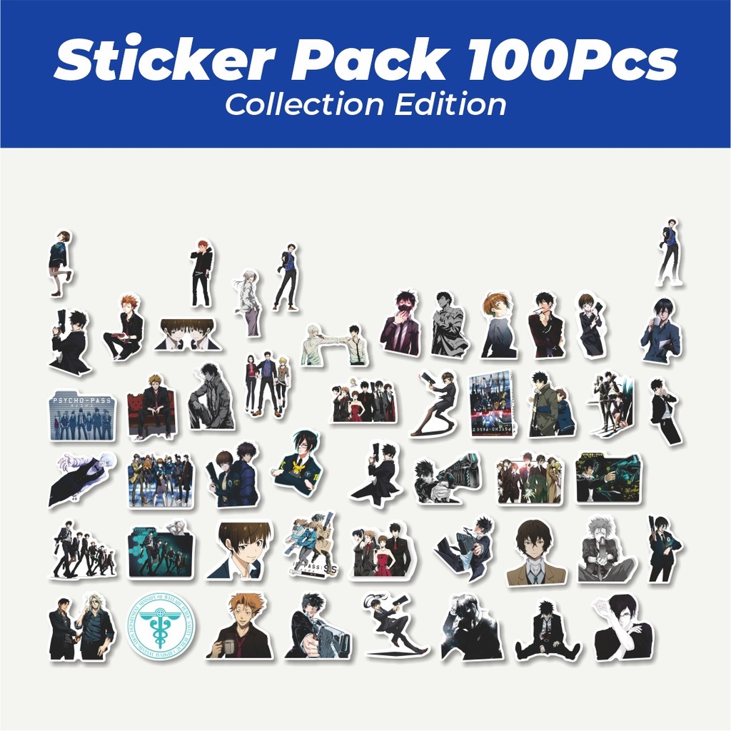 

Hot Stiker Anime Psycho Pass (Saiko Pasu) Sticker Lucu Anti Air Stikers Berperekat Waterproof Sticker Decal Buat Motor Helm Buku Journal Koper Casing HP Laptop Botol Minum