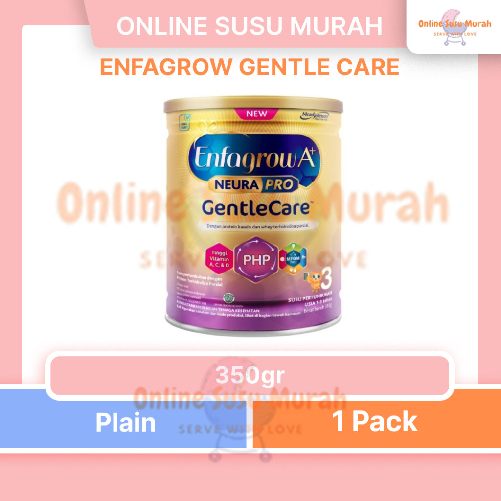 

ENFAGROW GENTLE CARE 350GR FORMULA GANGGUAN PENCERNAAN 350 GR GC SSKL