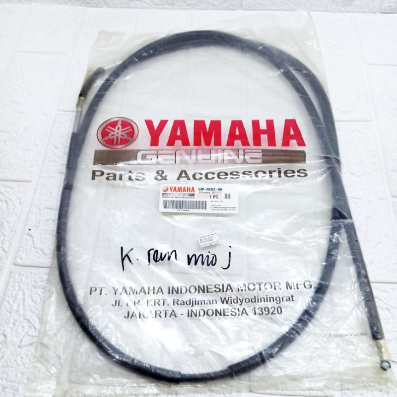 Original yamaha kabel cable seling tali rem belakang mio j z soul gt 115 54P