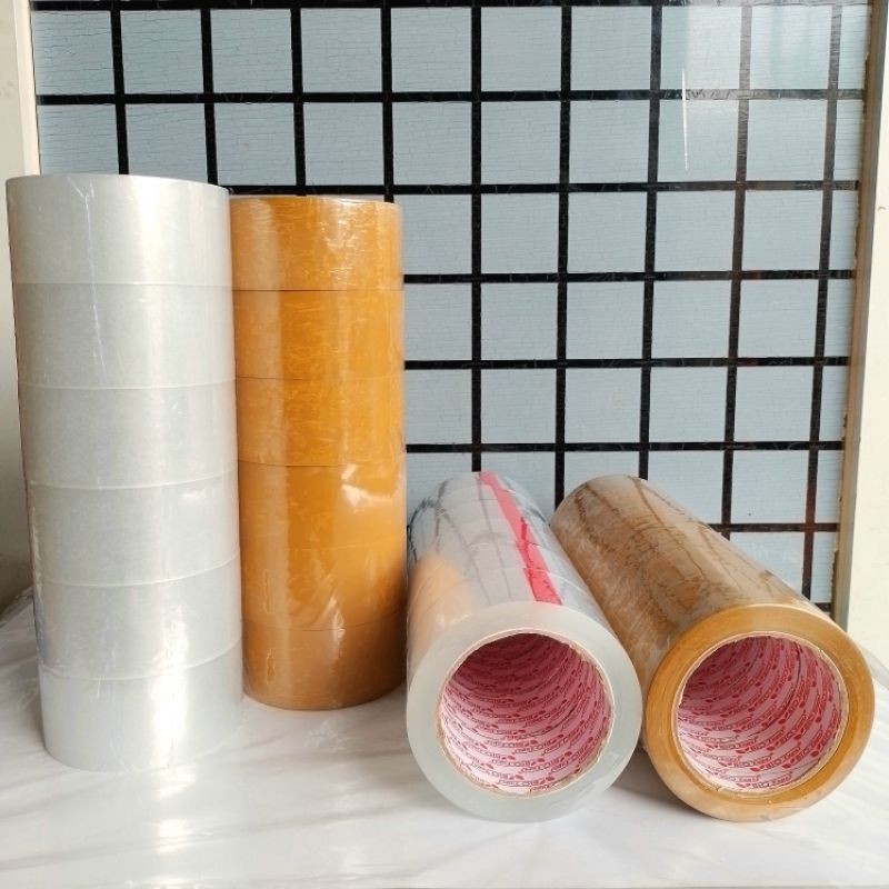 

Lakban OPP BIO 90 Yard Bening & Coklat ( Slop ) [ Original ]