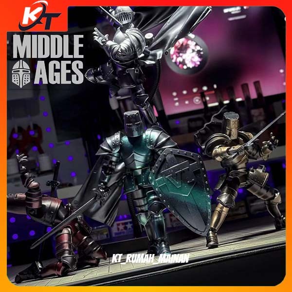 Dummy 13 Generasi Ke-5 Model Ksatria Abad Pertengahan Multi-Joint Action Figure Mainan Mainan Model 