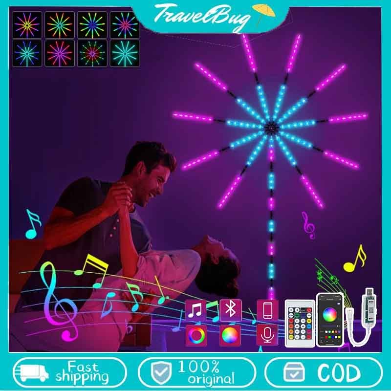 78/180LED Lampu Led Strip Model Kembang Api Lampu Strip Lampu Strip Led Kembang Api 5050 Rgb Bentuk 