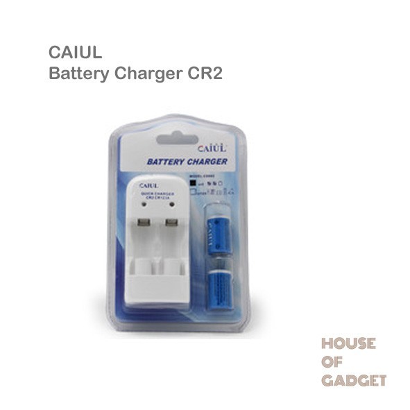 Rechargeable Battery Charger CR2 Instax 25, 25s, 50, 50s, 70, 70s, SQ6, Lomo Instant